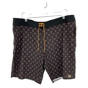 Billabong Sundays Pro Boardshorts Men's 38 NWT Geometric Swim Trunks‎ Recycled
